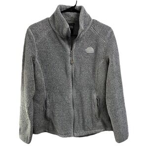 The‎ North Face Osito Womens Fleece Jacket Full Zip Pockets Gray Sz. M